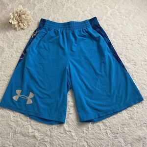 Under Armour Shorts Men's Medium Blue Basketball Shorts‎